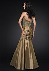 2012 Cire' Prom Dresses PE276.  Available in Bronze, Coral, Indigo, Mediterranean, Plum
